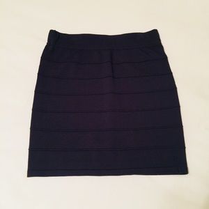 Gray Tube Mini Skirt